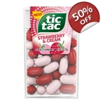 Tic Tac Strawberry & Cream - 29g Pack Tic Tac Strawberry & Cream - 29g Pack