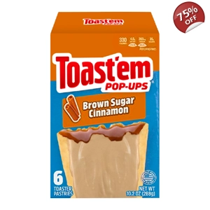 Toast'em POP-UPS - Frosted Brown Sugar Cinnamon Toaster Pastries 6pk