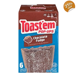 Toast'em POP-UPS - Frosted Chocolate Fudge Toaster Pastries 6pk - 288g
