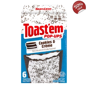 Toast'em POP-UPS - Frosted Cookies & Creme Toaster Pastries 6pk - 10.2oz (288g)