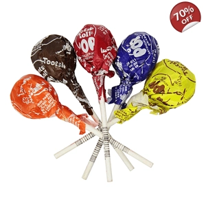 Tootsie Pops Assorted - Filled with Chewy Centre - Single 17g Lollipop