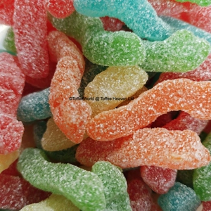 Toxic Waste Worms - Sour and Chewy Jelly Gummy Worm Sweets