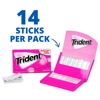 Trident Gum Bubblegum - Sugar Free Chewing-Gum 14 Sticks Pack