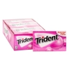 Trident Gum Bubblegum - Sugar Free Chewing-Gum 14 Sticks Pack