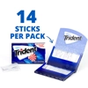 Trident Gum Perfect Peppermint - Sugar Free Chewing-Gum 14 Sticks Pack