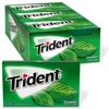 Trident Gum Spearmint - Sugar Free Mint Chewing-Gum 14 Sticks Pack