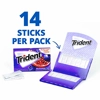 Trident Wild Blueberry Twist - Sugar-Free Chewing Gum 14 Sticks Pack