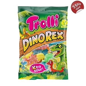 Trolli Dino Rex Sour - 200g Bag