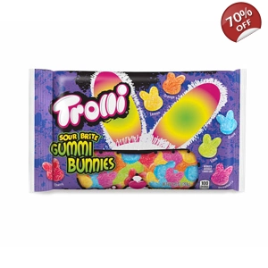 Trolli Sour Brite Gummi Bunnies 269g Bag - Gummy Bunny Sweets