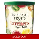 Taveners Tropical Fruit Drops 3 x 200g Retro Gift Travel Tins Sweets Taveners Tropical Fruit Drops 3 x 200g Retro Gift Travel Tins Sweets