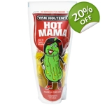 Van Holten's Hot Mama Hot & Spicy Pickle In-a-Pouch - 196g King Size Van Holten's Hot Mama Hot & Spicy Pickle In-a-Pouch - 196g King Size