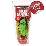 Van Holten's Hot Mama Hot & Spicy Pickle In-a-Pouch - 196g King Size