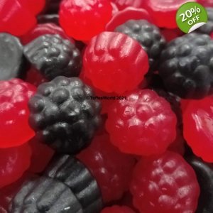 Vidal Giant Blackberries & Raspberries - Gummy Jelly Sweets