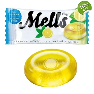 Vidal Sugar-Free Lemon Menthol - Boiled Sweets