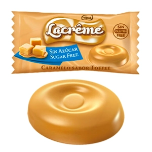 Vidal Sugar Free Toffee Lacreme - Boiled Sweets