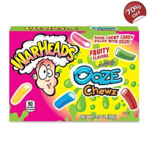 Warheads Sour Ooze Chewz x 99g Theatre Box