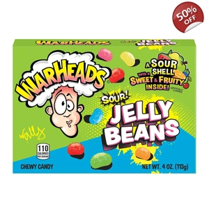 Warheads Sour Jelly Beans Theater Box