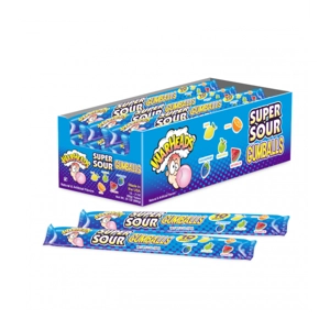 Warheads Super Sour Gumballs - 10 Assorted Bubble Gum Balls - 56g Pack