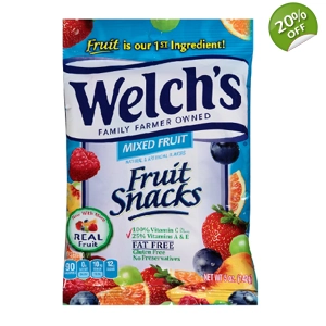 Welch's Fruit Snacks Mixed Fruits - 142g Bag- Welchs