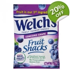 Welch's Fruit Snacks Concord Grape 142g - 5oz Bag Welch's Fruit Snacks Concord Grape 142g - 5oz Bag