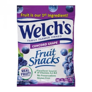 Welch's Fruit Snacks Concord Grape 142g - 5oz Bag