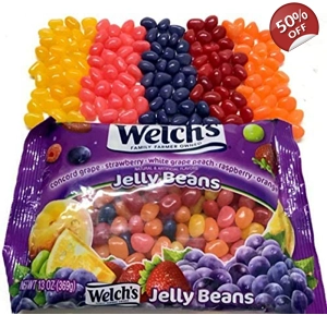 Welch's Jelly Beans - Welchs Assorted Candy Bean Sweets - 340g Bag
