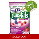 Welch's Juicefuls Juicy Fruit Snacks Berry Blast Flavours - 113g Bag Welch's Juicefuls Juicy Fruit Snacks Berry Blast Flavours - 113g Bag