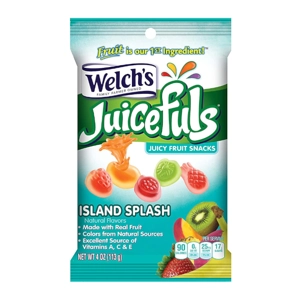 Welch's Juicefuls Juicy Fruit Snacks Island Splash - 113g Bag