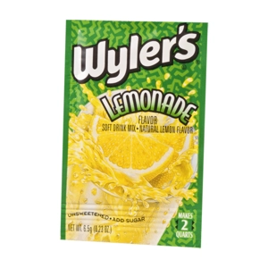 Wyler's 2QT Lemonade Flavour Unsweetened Soft Drink Mix Sachet 6.5g