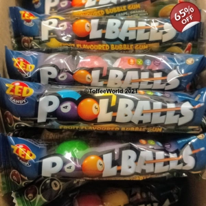 Zed Candy Pool Balls - Bubble Gum 17g Pack
