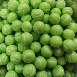 Zed Candy Bubblegum Lemon Tennis Balls - Green Ball Bubble Gum Sweets