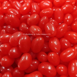 Zed Candy CHERRY Flavour Jelly Beans - Red Candy Sweets