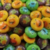 Zed Candy Monster Bubblegum Buttons - Tutti Frutti Flavour Bubble Gums