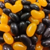 Zed Candy Orange and Blackberry Jumbo Jelly Beans - Big Bean Sweets