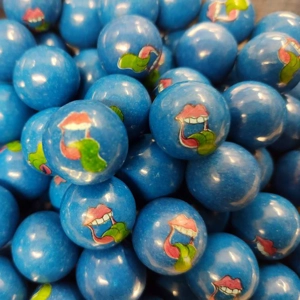 Zed Candy Tongue Painter Gumballs - Blue Raspberry Flavour Bubble Gums