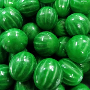 Zed Candy Watermelon Sour Gumballs - Green Bubble Gum Ball Sweets