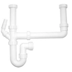 PLUMBING KIT FOR A DOUBLE BOWL SINK