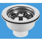 90mm Basket Strainer waste stainless s..