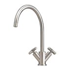 Heron Monobloc Tap Brushed Nickel