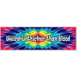 WEIRD Bumper Sticker