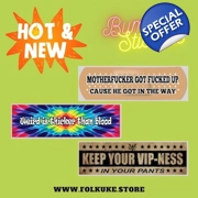 NEW Bumper Sticker set