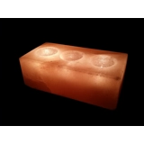 3x Rectangle Shaped Himalayan Salt T-L..