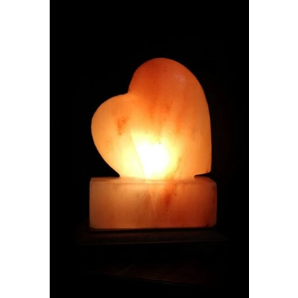 4x Heart Shape Himalayan Salt Lamp