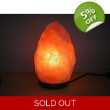 6 x Natural Himalayan Salt Lamps 1-2 Kg