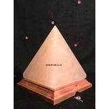 4 x Pyramid Style Himalayan Salt Lamps