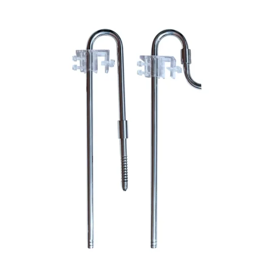 Scapers Stainless Steel Inlet Outlet Kit 16mm
