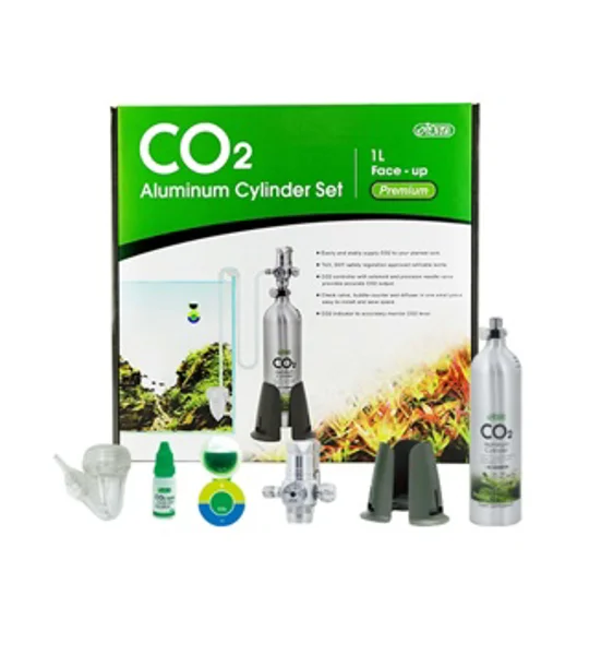 Ista Premium CO2 Cylinder Set 1L Face Up