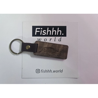 Corydoras wooden keyring