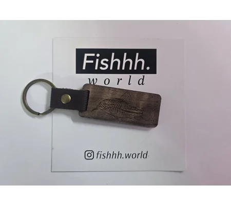 Corydoras wooden keyring