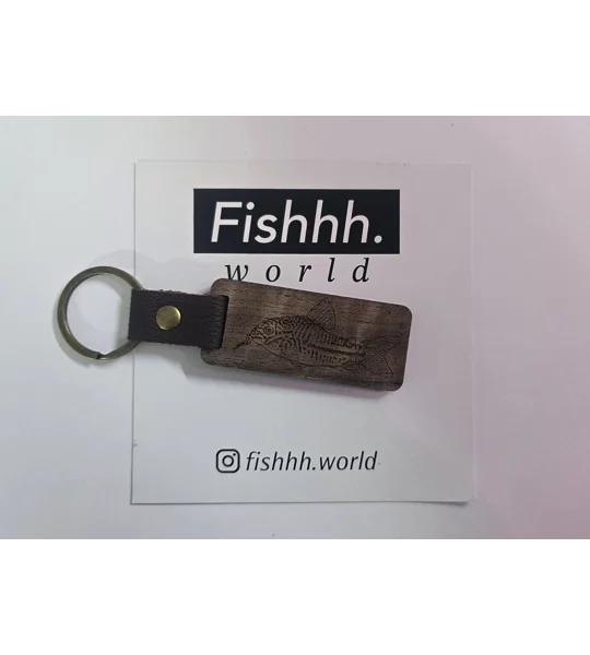 Corydoras wooden keyring